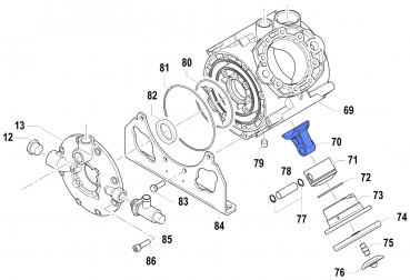 Connecting Rod Assembly 0205006400 for Comet Pump APS 145