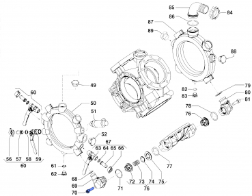Screw 3609002200 for Comet Pumps IDS 1501-1701-2001