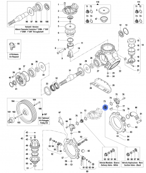 73 Suction Valve Kit 1220008800 for Comet Pumps IDS 1401