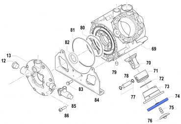 Diaphragm 1800005800 Desmopan for Comet Pump APS 145