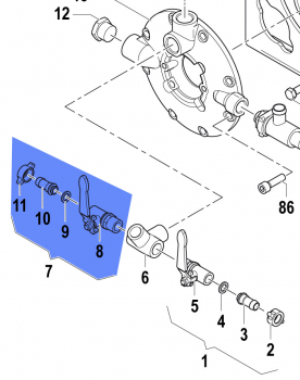 Tap 1214001700 for Comet Pump APS 145
