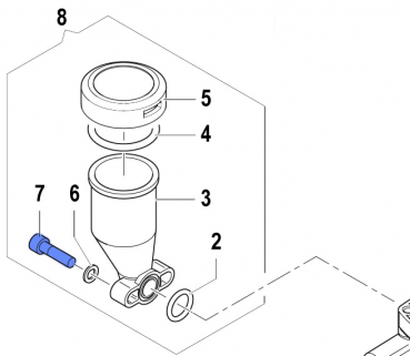 Screw 3609021300 for Comet Pumps APS 31-41