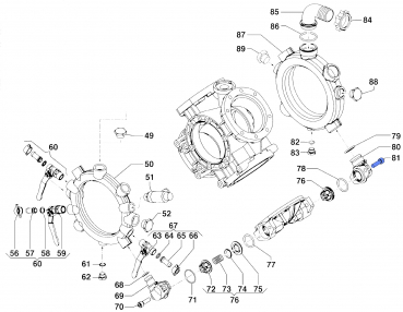 Screw 3609002200 for Comet Pumps IDS 1501-1701-2001