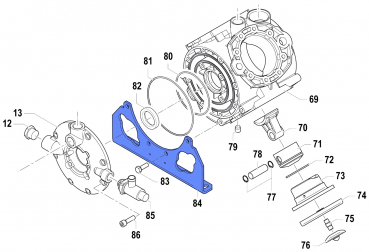 Pump Mounting Bracket 2400008400 for Comet Pump APS 145