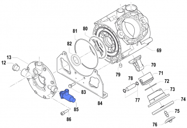 Safety Valve 1219004100 for Comet Pump APS 145