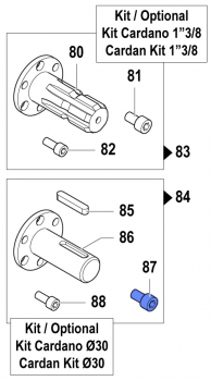 Screw 3609002600 for Comet Pumps APS 51-61-71