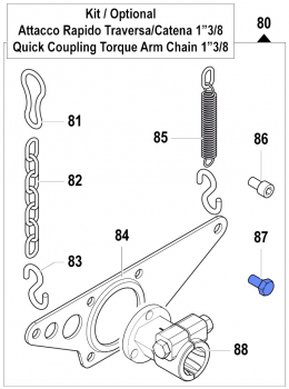 Screw 3607022500 for Comet Pump APS 96