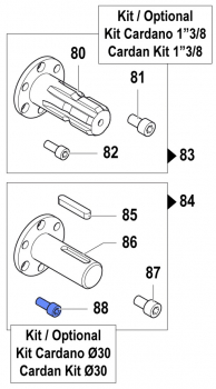Screw 3609015700 for Comet Pumps APS 51-61-71