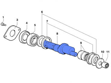 Throughshaft spare parts