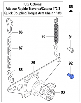 Screw 3607022500 for Comet Pumps APS 31-41