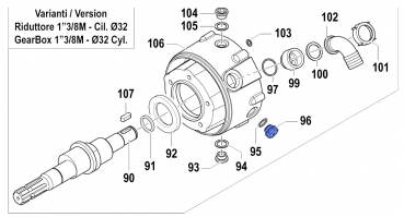 Oil Indicator 3201002700 for Comet Pumps APS 101-121