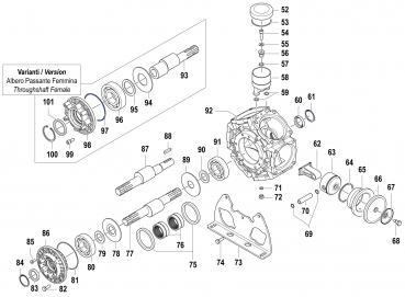 O-Ring 1210038900 for Comet Pump BPS 300