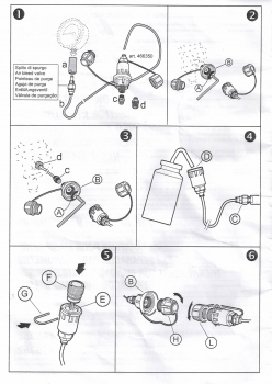 Preview: ARAG pressure gauge installation kit Mounting instructions