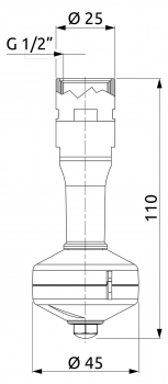 Preview: Arag tank cleaning nozzle 360° - 510121