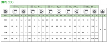 Preview: Comet Diaphragm pump BPS 300 up to 20 bar - 290 PSI
