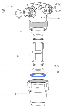 Arag O-Ring G10062 for Filter Series 322 and 323