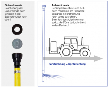 Preview: Lechler tow hose Installation instructions