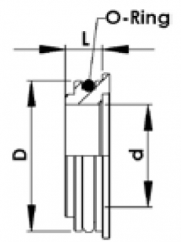 Preview: Rau Grommet adapter KH2 for ARAG fittings