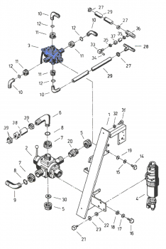 Preview: Rau Ball-Valve 5-ways RG00056557