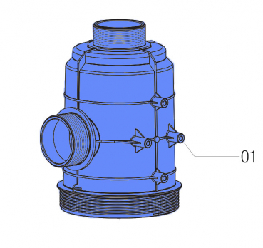 Rau Filter Body 58722 for Filter 58970