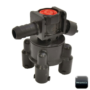 RAU nozzle holder 4-fold end piece left complete