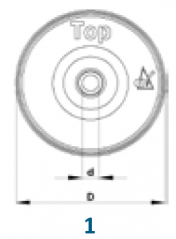 Preview: Pump diaphragm 80629 for RAU pumps P70|150