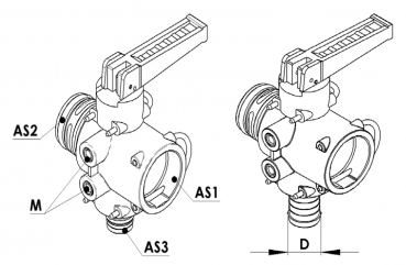Preview: RAU Quick Fit 2-way valve AS24 manually