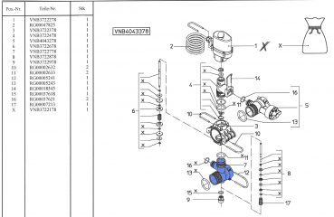 Preview: Rau DE attachment MFV for valve Spridomat D3 | VNB3722778