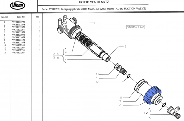 Preview: Rau union nut pressure filter VNB1823178