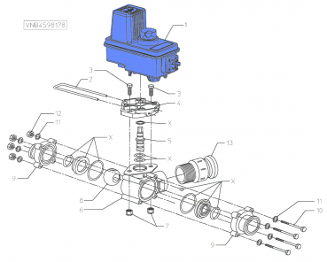 Rau electric motor VNB4603278