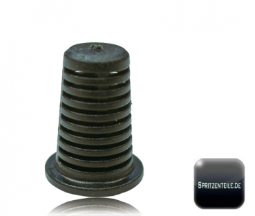 Slotted filter for nozzles