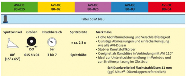 Preview: Agrotop AVI-OC 80° Border nozzle