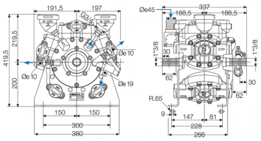 Preview: Scheme Comet diaphragm pump