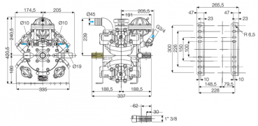 Preview: Scheme Comet diaphragm pump
