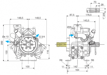 Preview: Scheme diaphragm pump