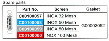 Preview: GEO Line filter with a clear bowl 1/2" IG