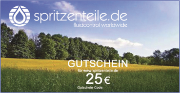 Voucher for spritzenteile.de