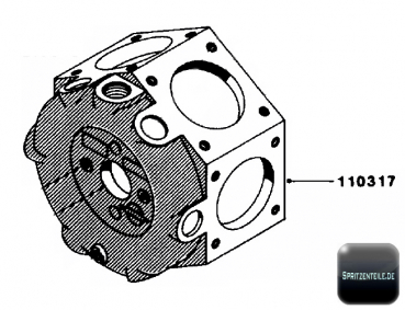 Hardi Pump Housing 11172000 for model 364