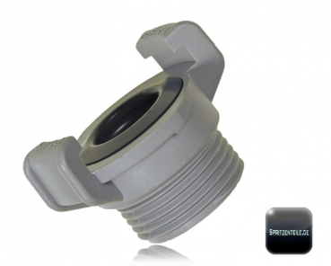 Geka Fast Coupling with male thread PVC