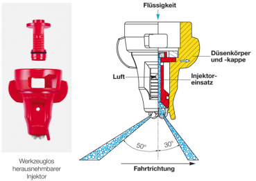 Preview: Lechler IDTA Air-Injector double flat fan nozzle