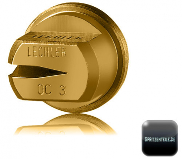 Lechler Off center flat spray nozzles OC 90° brass