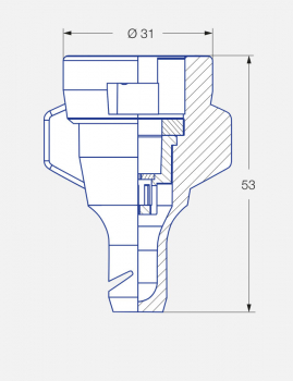 Preview: Lechler liquid fertilizer edge nozzle FB
