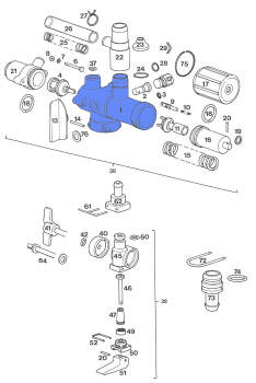 Preview: RAU controller body B complete RG00013951