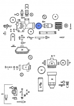 Rau stop ring RG00032725 for KV pressure regulator