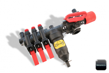 Original Rau valve with 3 partial widths and equal pressure device 31479