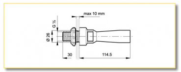 Preview: Arag stainless budging nozzle