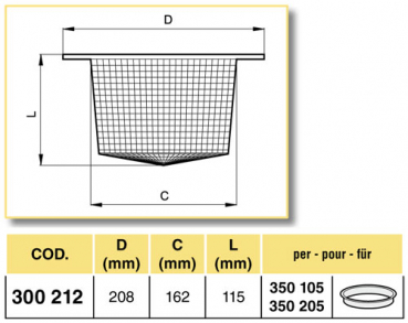 Preview: Arag Polypropylene Basket Filter