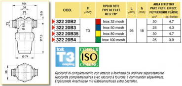 Preview: Arag Pressure Filter Standard T3 series 322-2