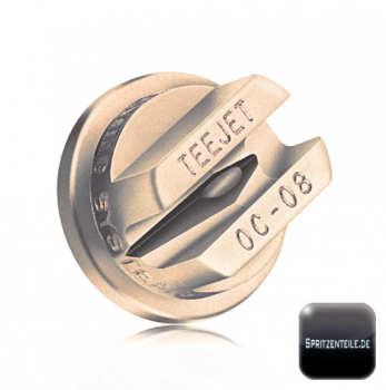 Preview: TeeJet Off-Center Flat Spray Tips, Brass