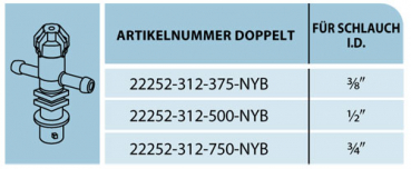 Preview: Quick TeeJet Single Nozzle Body QJ312